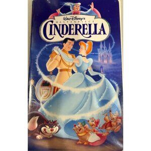Walt Disneys Masterpiece Cinderella VHS Tape Original Clamshell Case 1995 With I